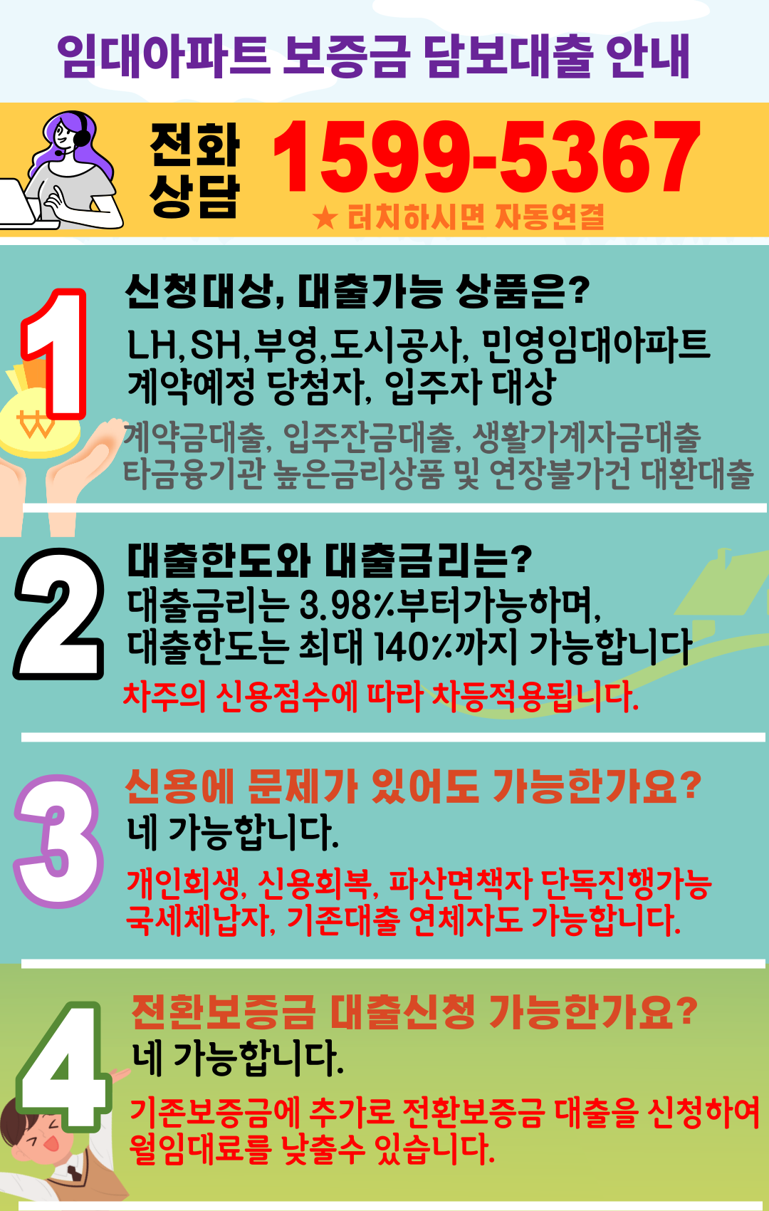 임대아파트 대출문의는 임대리에게!